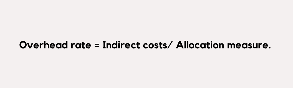 indrect cost