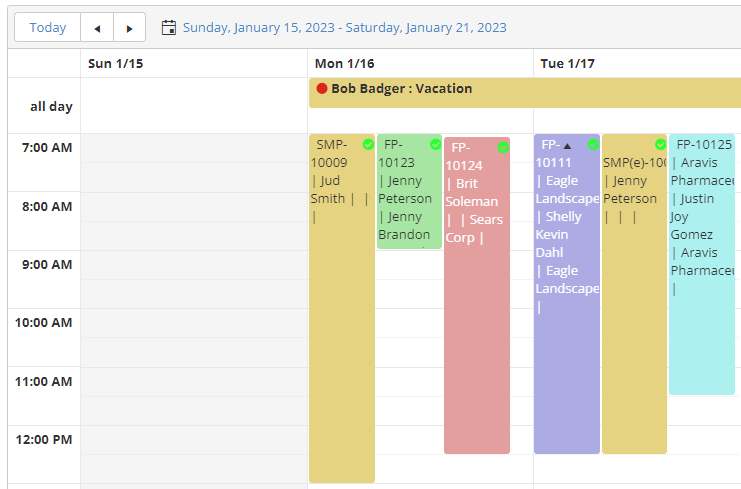 Schedules-work-order