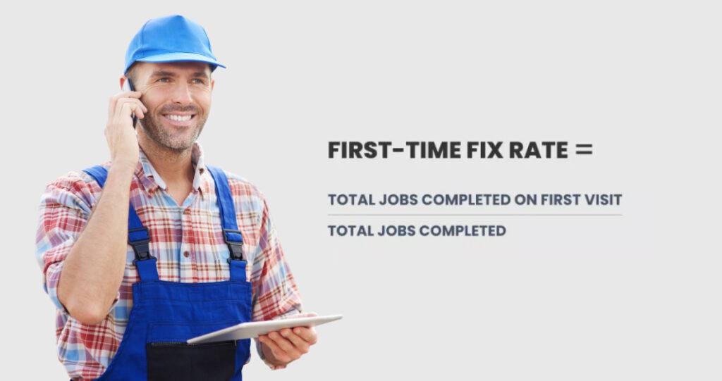 Calculate the First-Time Fix Rate