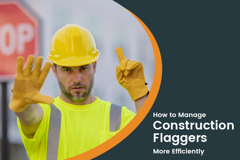Handle A Construction Zone with Human Flaggers